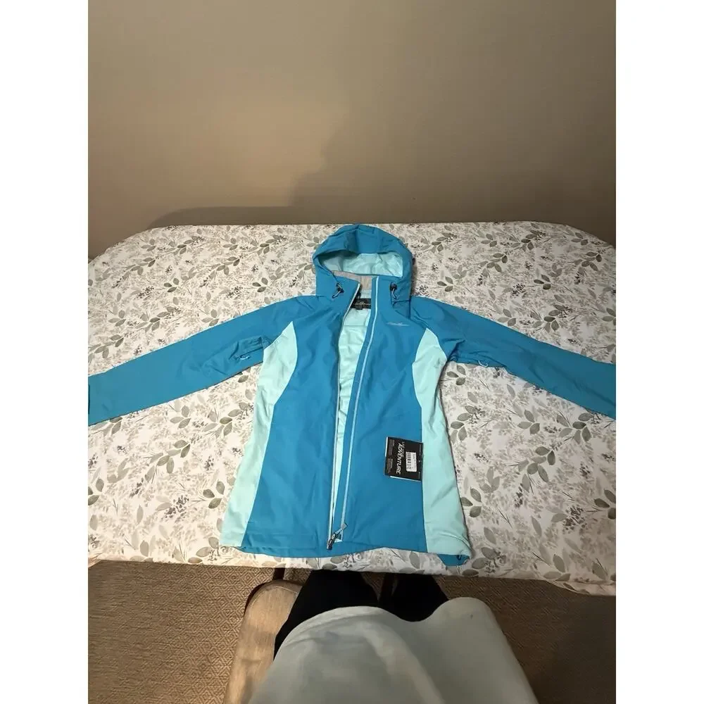 Eddie Bauer All Mountain Tain Shell Weather Edge Plus Jacket NWT LT - Picture 2 of 10